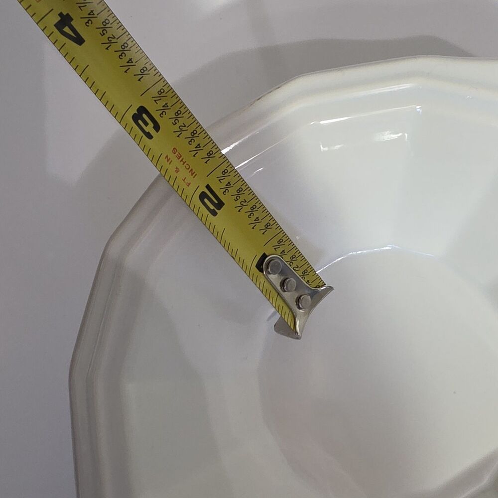 Homer Laughlin White logged Cereal Bowl 7.5" - Picture 7 of 7